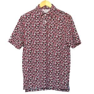 IBKUL Polo Shirt Mens Small Golf UPF30 Performance Stretch Short Sleeve